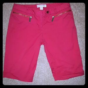 Red MICHAEL KORS shorts