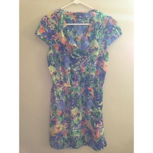 Jessica Simpson Hawaiian Print Dress