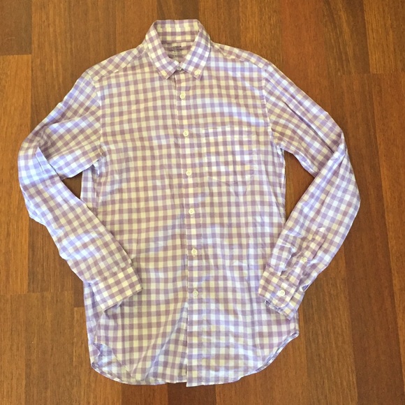 J. Crew mens gingham shirt