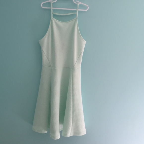 Mint green dress