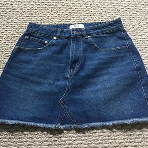Mango denim skirt