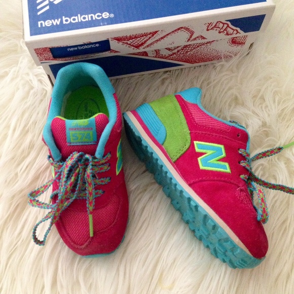 Pink And Neon New Balance