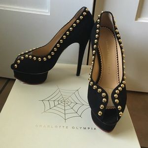 Charlotte Olympia Daphne Studs SZ 36 BNIB
