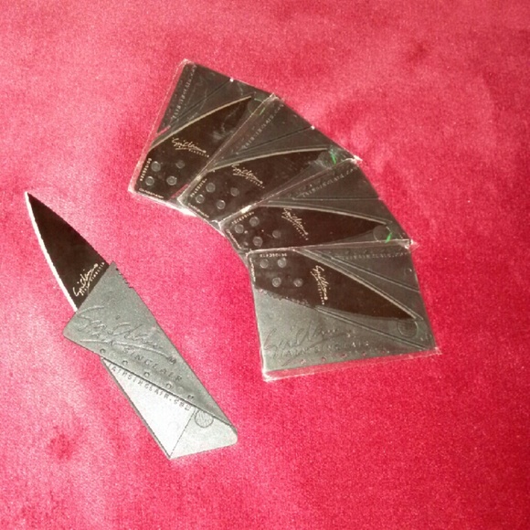 5x Ian SINCLAIR credit card knives - Picture 1 of 1