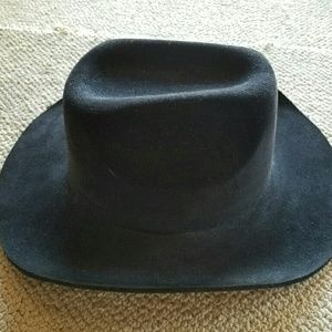 Hot Topic Accessories - Black Cowboy Western Hat Costume Halloween Unisex Hot Topic Accessories - Black Cowboy Western Hat Costume Halloween Unisex