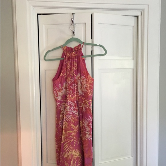 Cynthia Steffe silk halter cocktail dress - Picture 2 of 4