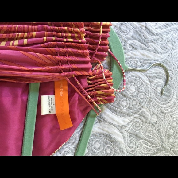 Cynthia Steffe silk halter cocktail dress - Picture 4 of 4