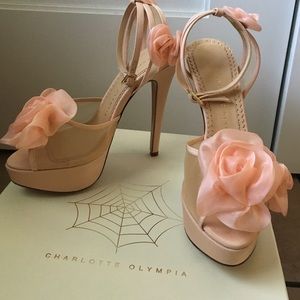 Charlotte Olympia Fleur Heels SZ 36.5 BNIB