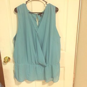 Light aqua blue blouse
