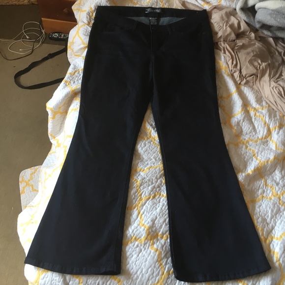 Source of Wisdom dark navy jeans