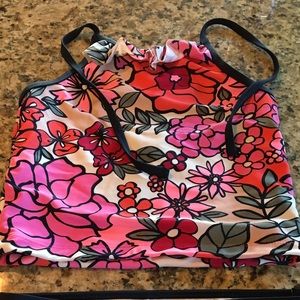 Tea brand tankini and rash guard. Size 8