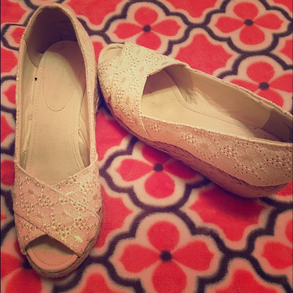 Cream Colored Wedges