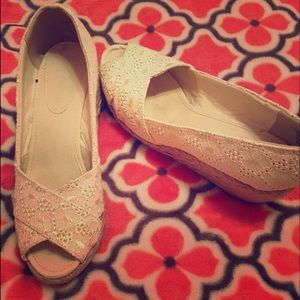 Cream Colored Wedges