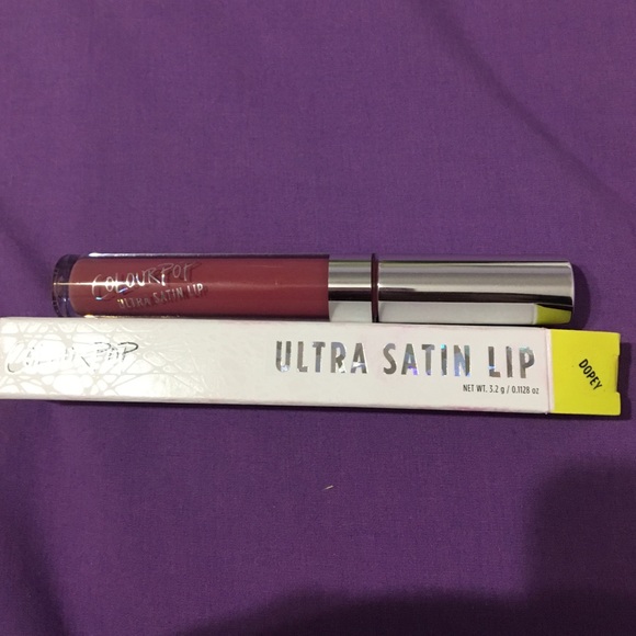 Colourpop satin lip in Dopey