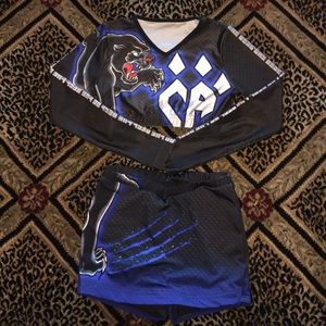 Cheer Athletics Panthers uniform 1