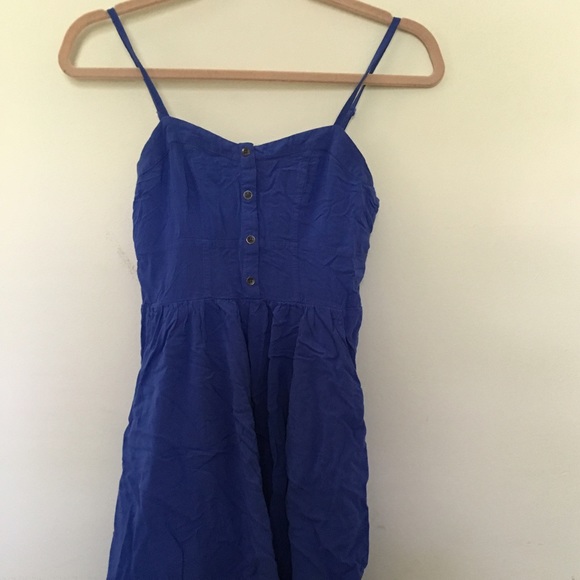 Express blue dress