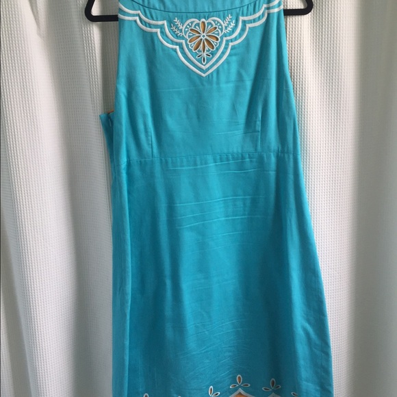 Lilly Pulitzer Jacqueline Embroidered Sea Breeze - Picture 4 of 4