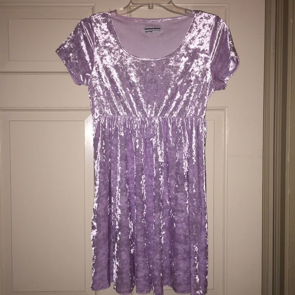 American apparel velvet baby doll dress NWOT
