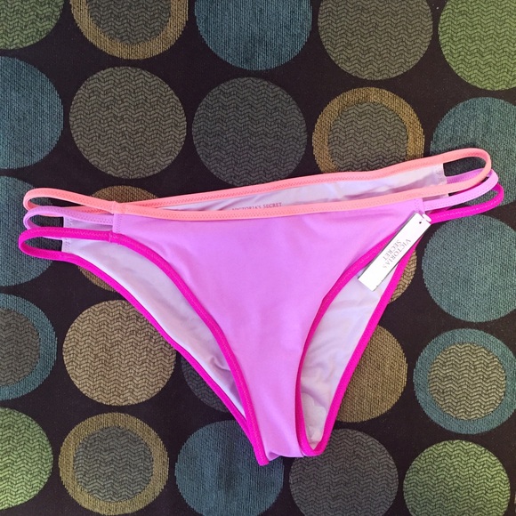 Pale Pink Strappy VS Bikini Bottom