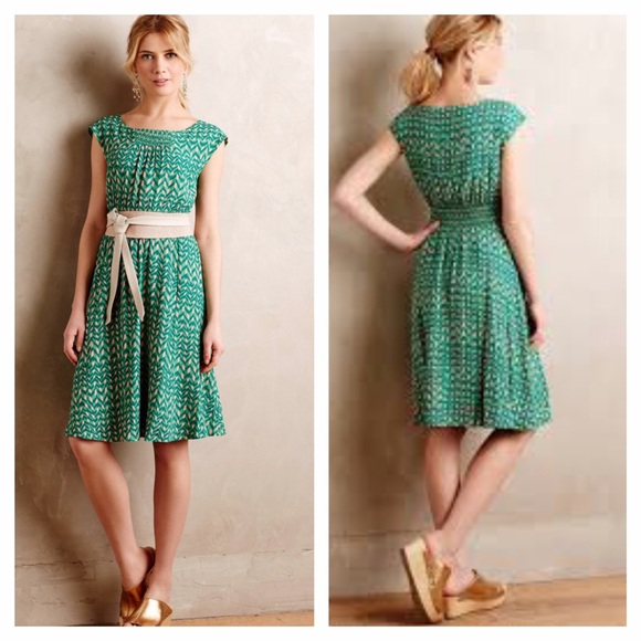 Anthropologie Dresses & Skirts - Anthropologie Maeve Evaline dress - Green - Medium