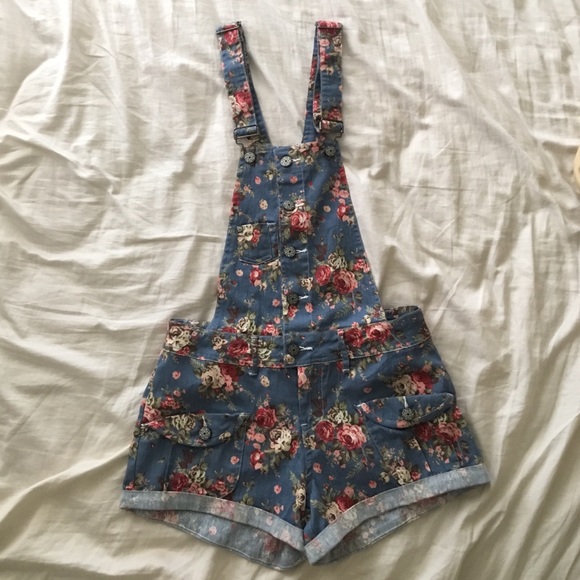 Papaya Other - Floral print overalls