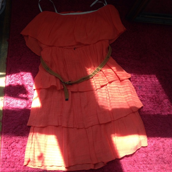 'By & By' Orange Dress