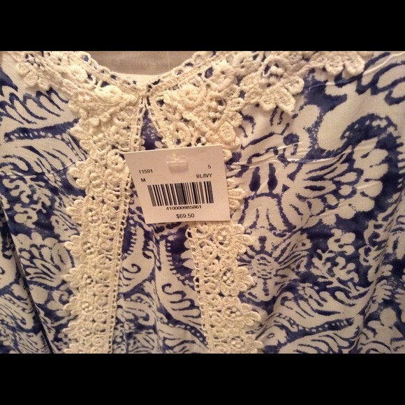 NWT Altar'd State navy and white shift dress - Picture 4 of 4