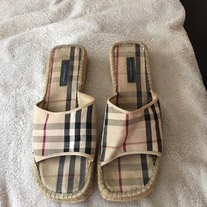 Burberry slides