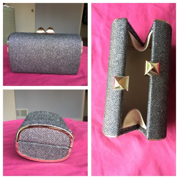 100% Authentic Jimmy Choo Lame Glitter Pump&Clutch - Picture 4 of 4