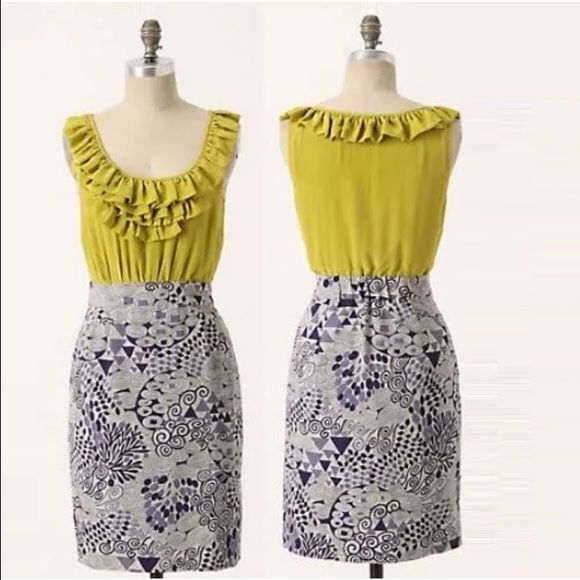 Anthropologie Maeve Seaside Fields dress - size 8