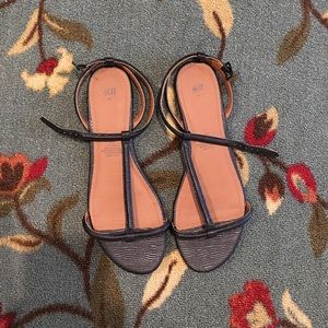 H&M black strapped sandals