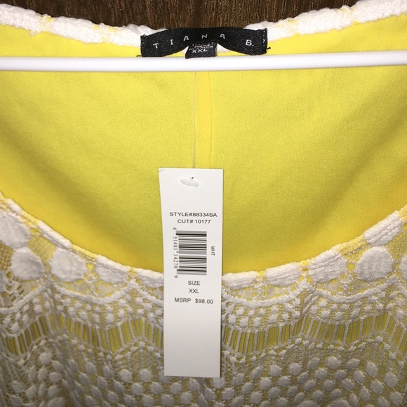 NWT: Beautiful Lined Yellow Sun Dress - Picture 4 of 4