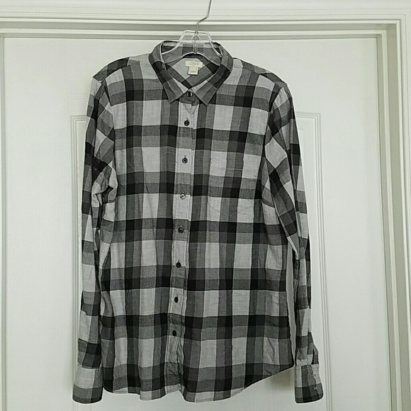 J. Crew Long Sleeve Flannel Shirt