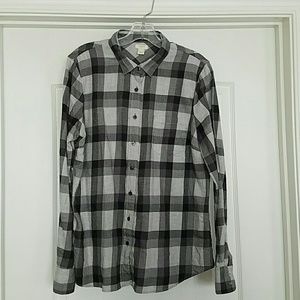 J. Crew Long Sleeve Flannel Shirt