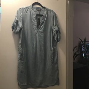 Soft chambray summer dress