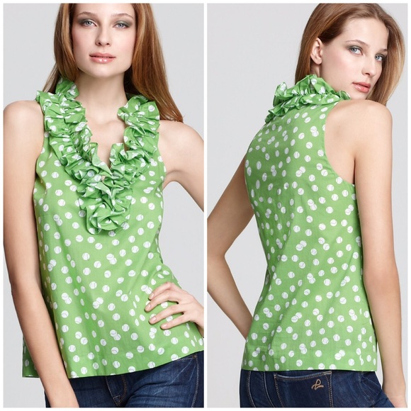 Kate Spade Tops - Kate Spade Lucille "Tennis Anyone" Printed Top