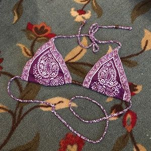 Victoria's Secret paisley bikini top