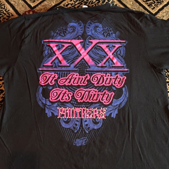 Panthers 2012 team shirt with rhinestones - Picture 2 of 2