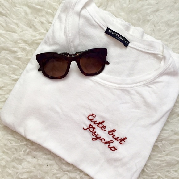 Brandy Melville "Cute But Psycho" T-Shirt