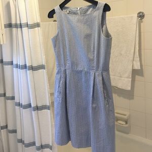 LL Bean Signature Seersucker Dress