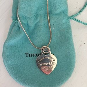 AUTHENTIC Tiffany and Co Heart Necklace