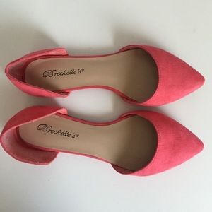 Lulu's Grapefruit Pink Flats