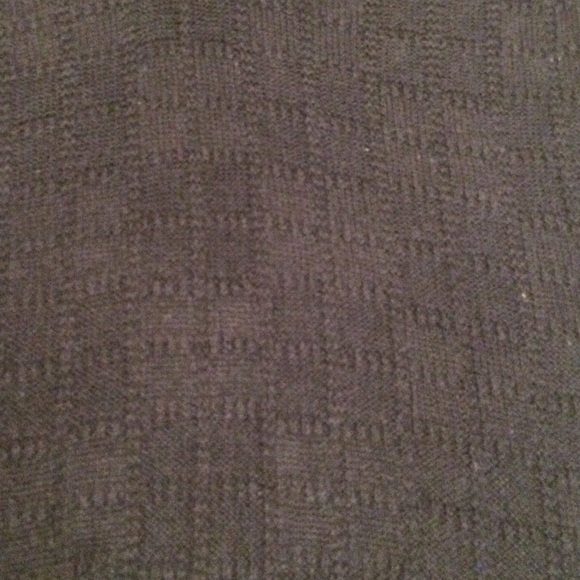 🚺 Liz Claiborne Black Knitted Check Top - Picture 3 of 3