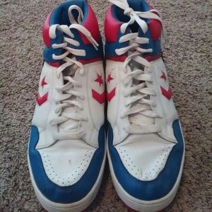 Converse leather high tops