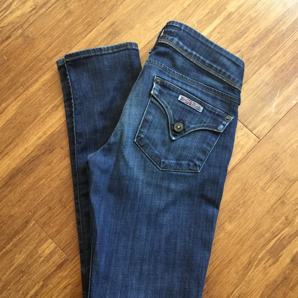 Hudson Collin Skinny Dark Wash Jeans 26 GUC