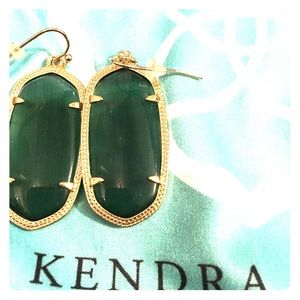 Kendra Scott emerald earrings