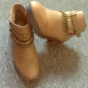 Tan Booties