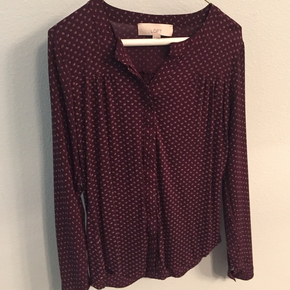 XS Ann Taylor Loft Blouse