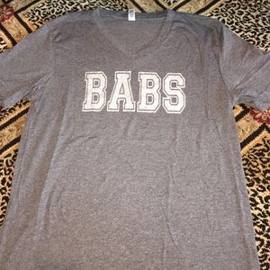 Gray BABS shirt