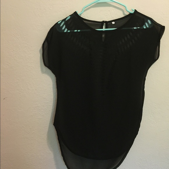 Size Sm black, sheer top never worn! - Picture 1 of 3